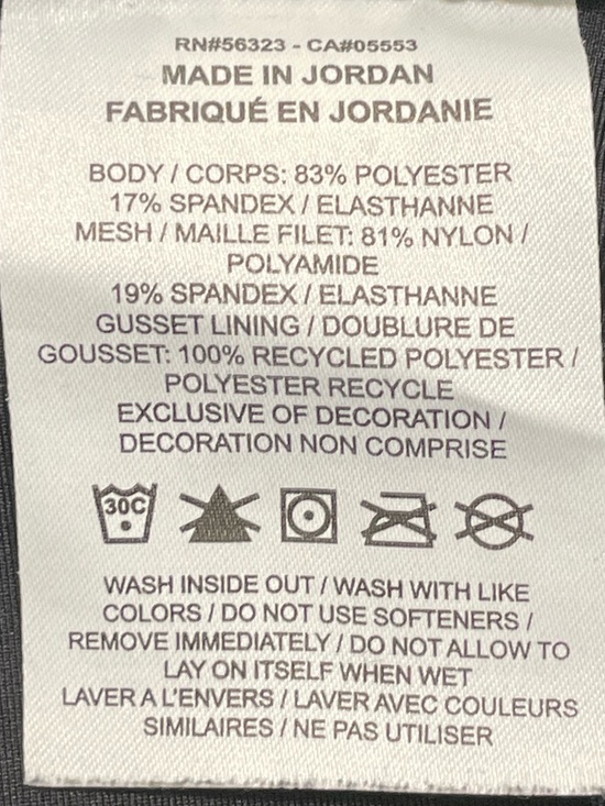 Nike Dri-Fit T Women’s Athletic Black Leggings Sheer Panels on Back Size M - Picture 8 of 11